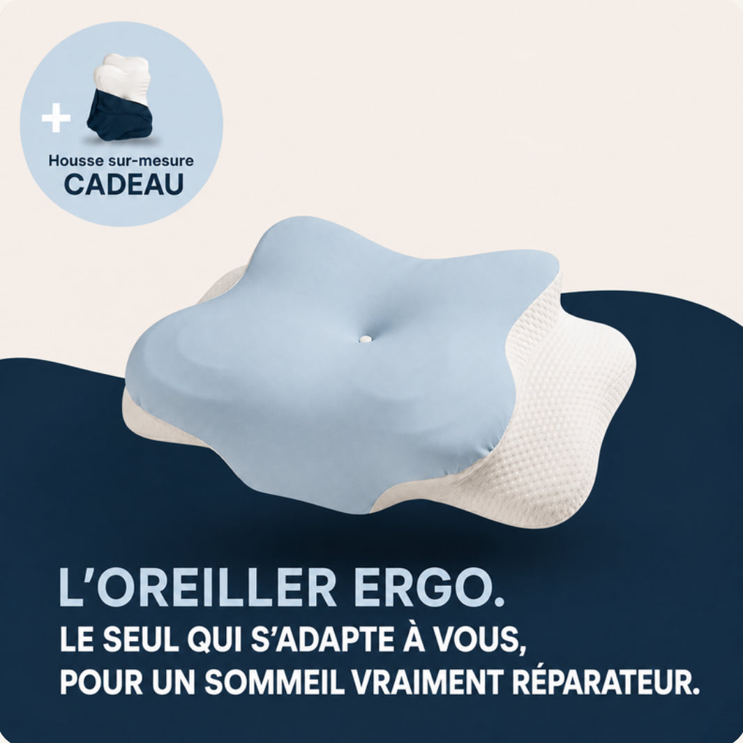 Oreiller ergonomique de soutien cervicales